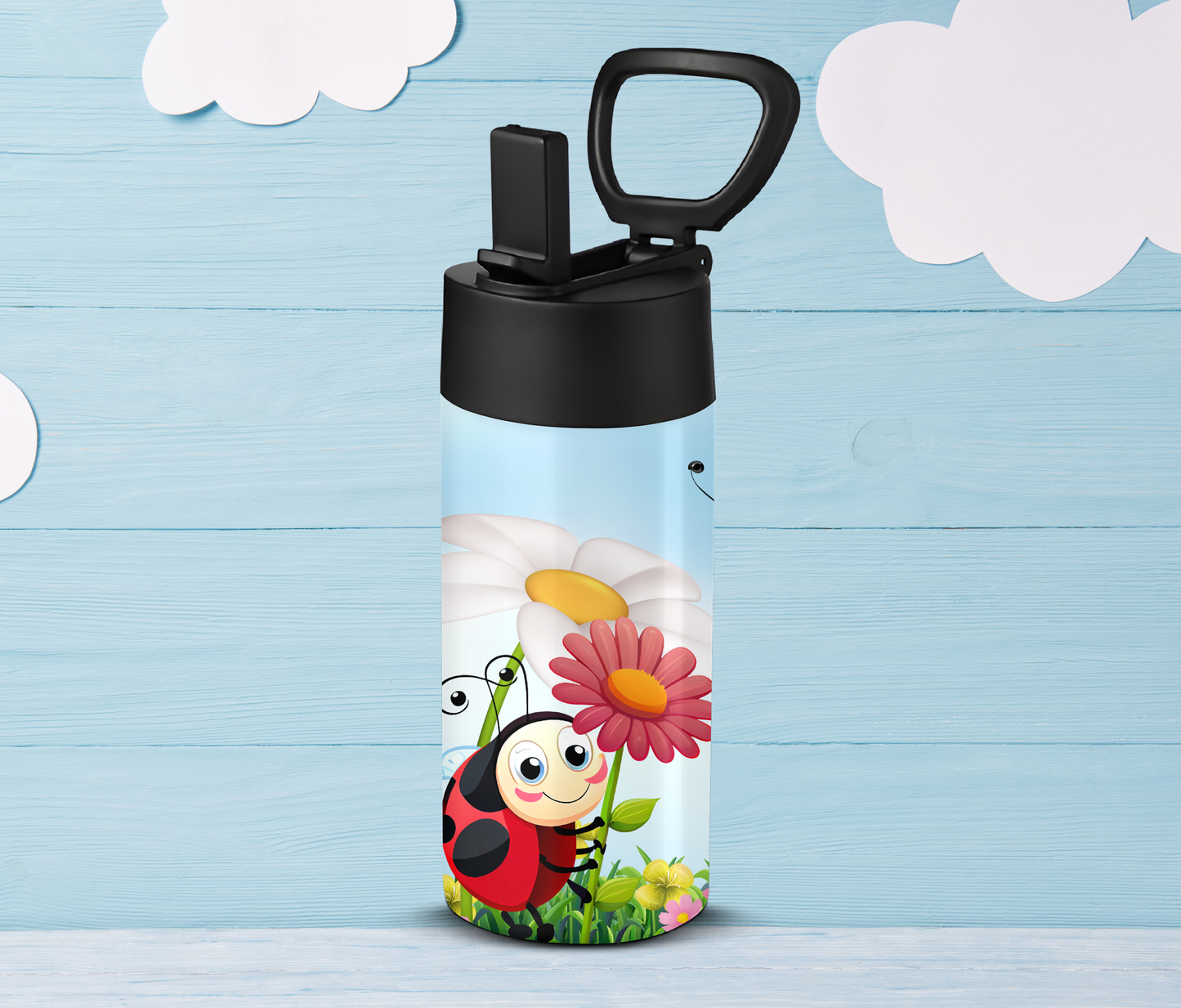 Cute Ladybug Kids 12oz Tumbler