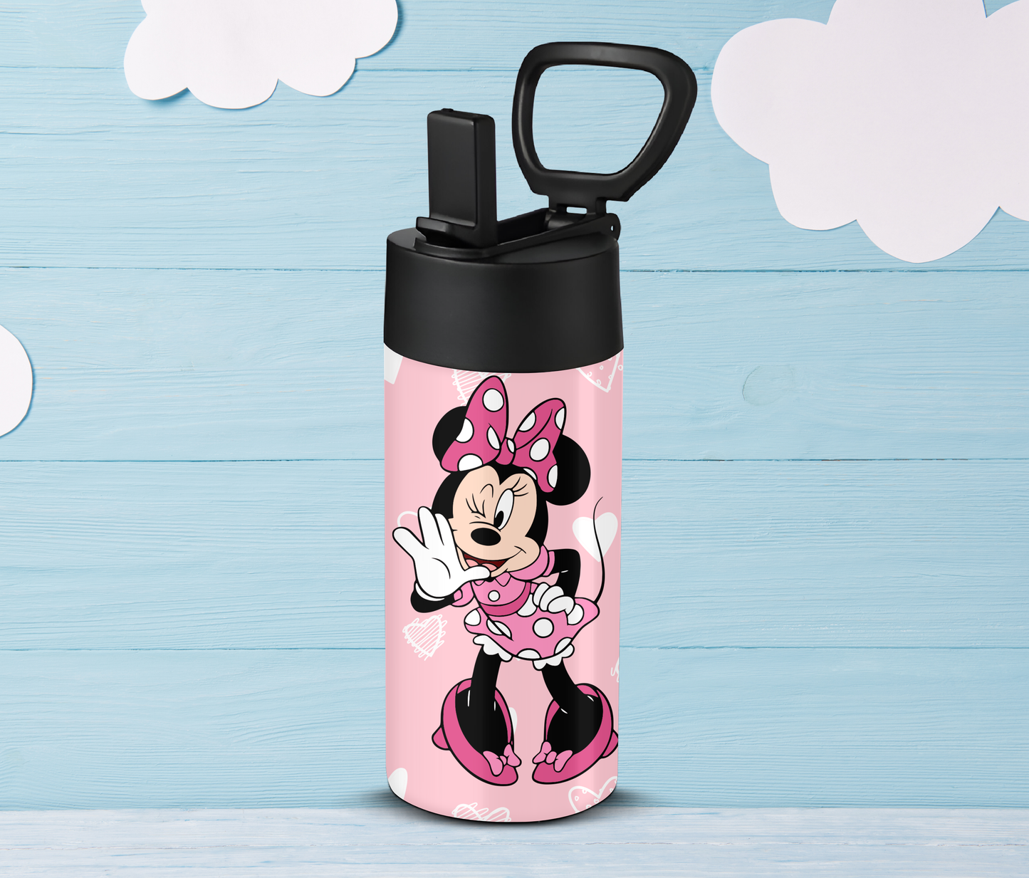 Cute Pink Cartoon 12oz Kids Tumbler