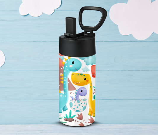 Kids Cute Dino's 12oz Tumbler