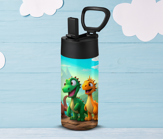 Kids Cute Dino Group 12oz Tumbler