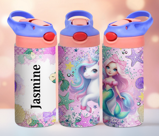 Kids Mermaid & Unicorn 12oz Tumbler