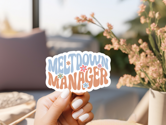 Meltdown Manager Sticker