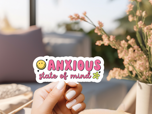 Anxious State Of Mind Sticker