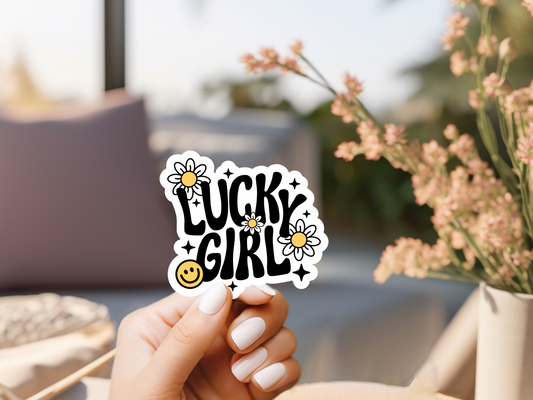 Lucky Girl Sticker