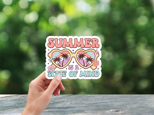 Summer Is A State Of Mind Sticker