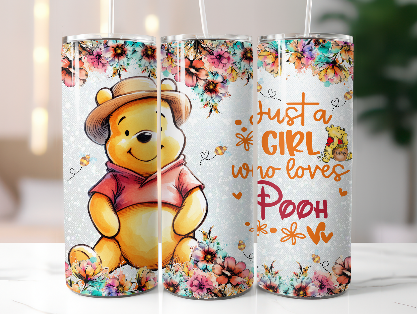 Just A Girl Who Loves Pooh 20oz Tumbler