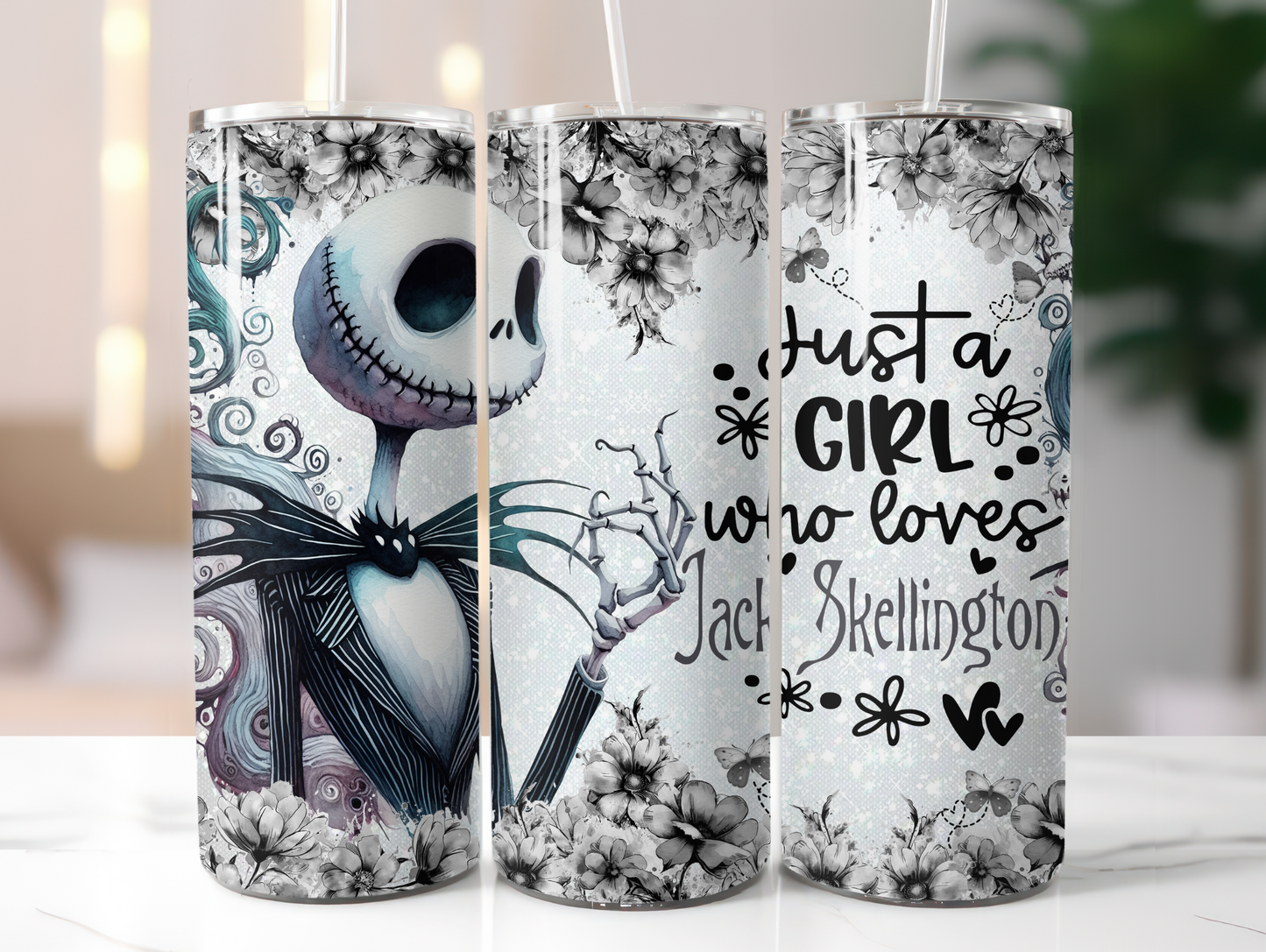 Just A Girl Who Loves Jack Skellington 20oz Tumbler