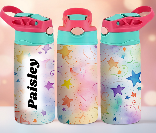 Kids Rainbow Stars 12oz Tumbler