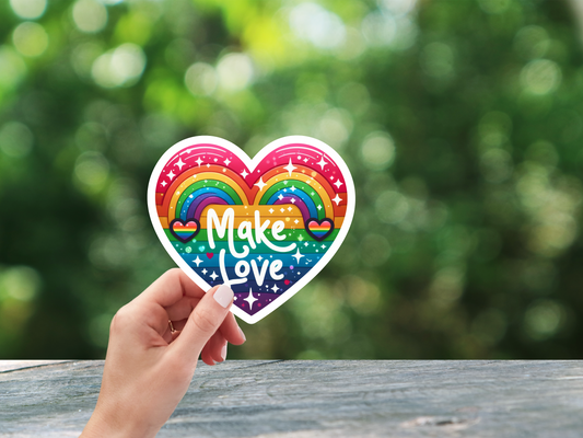 Rainbow Make Love Sticker