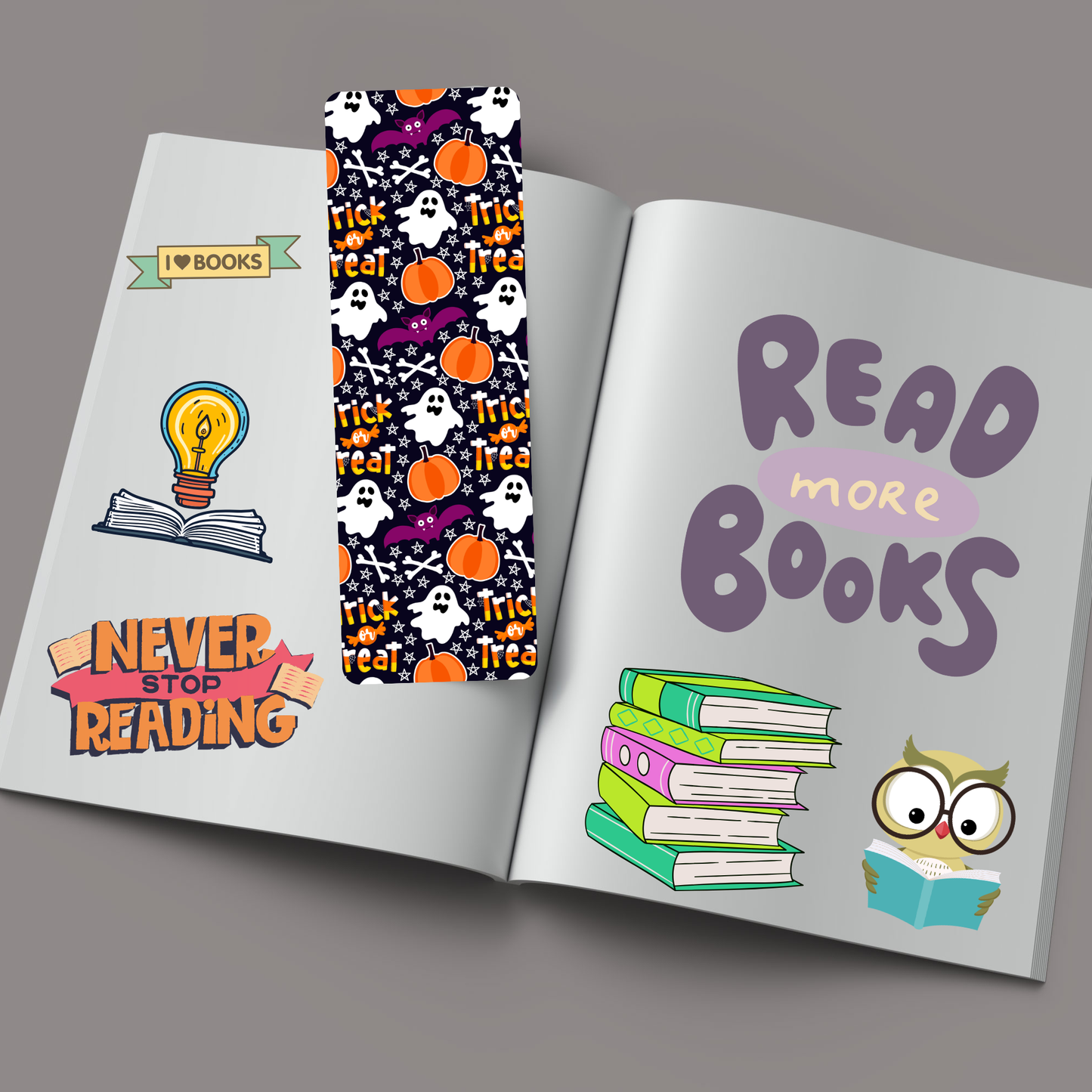 Trick Or Treat Bookmark