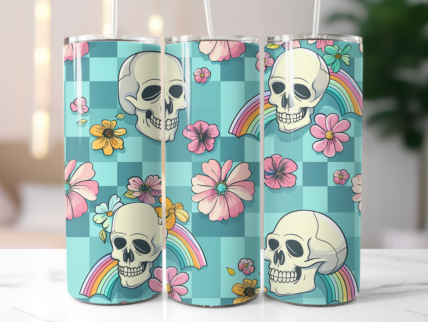 Summer Skull 20oz Tumbler