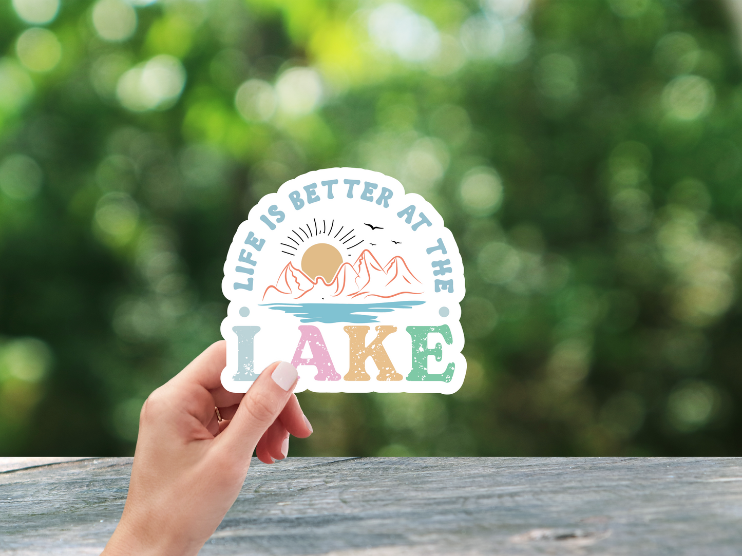 Life Is Better At The Lake Sticker