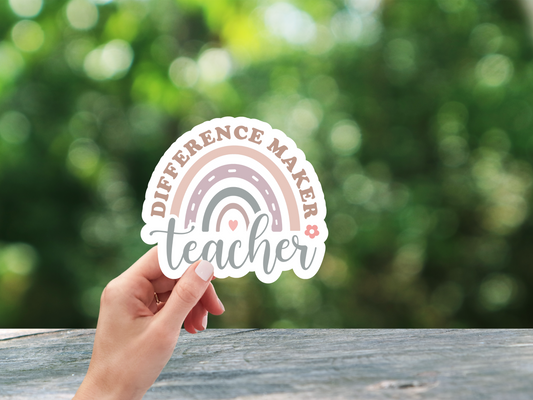 Difference Maker Teacher Sticker