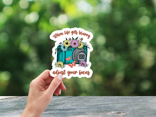 When Life Gets Blurry - Sticker