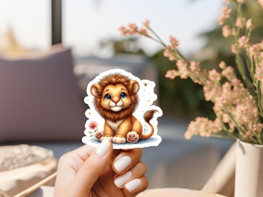 Cute Little Lion Sticker