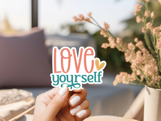 Love Yourself Pastel Sticker