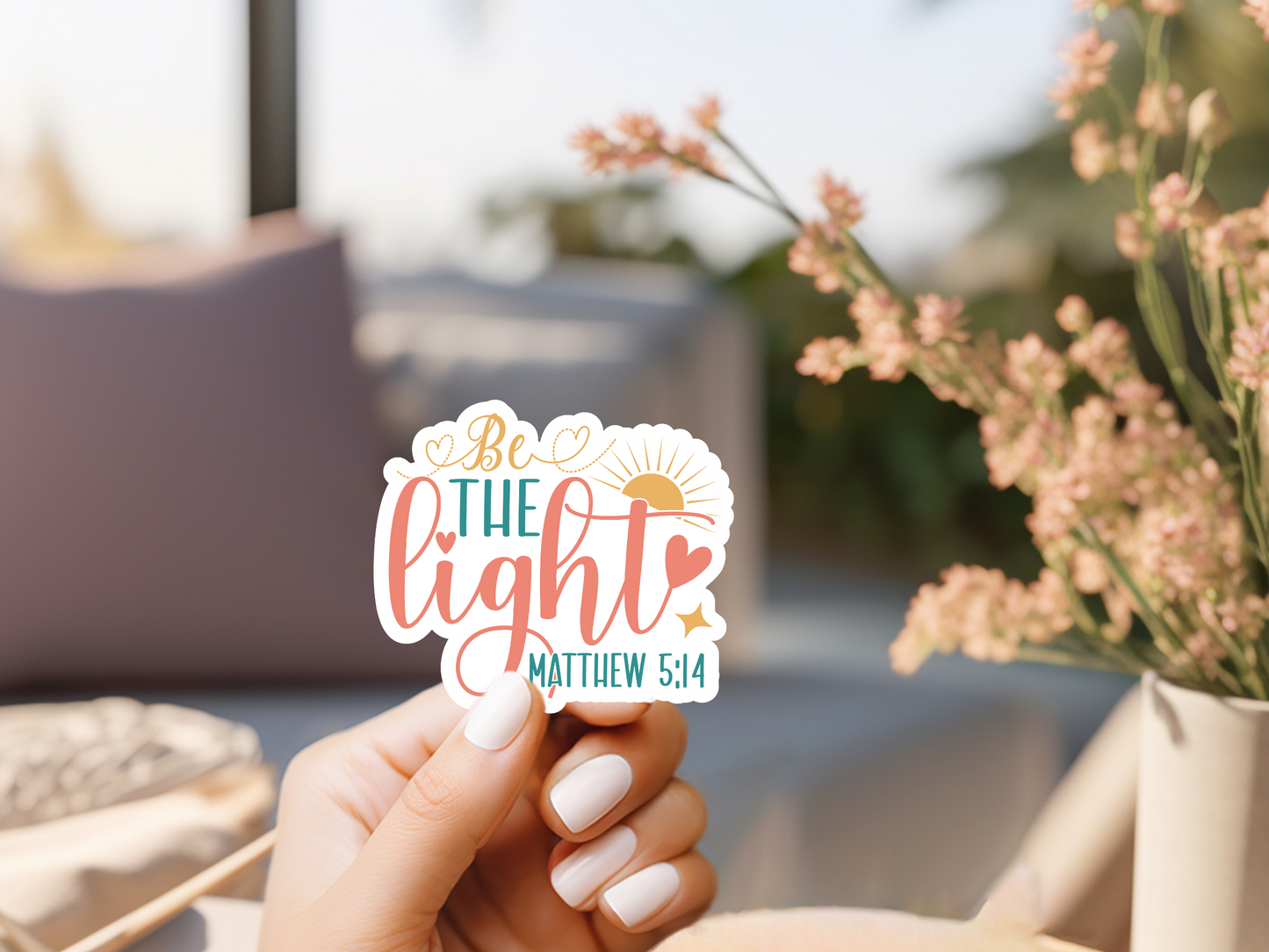 Be The Light Matthew 5:14 Sticker