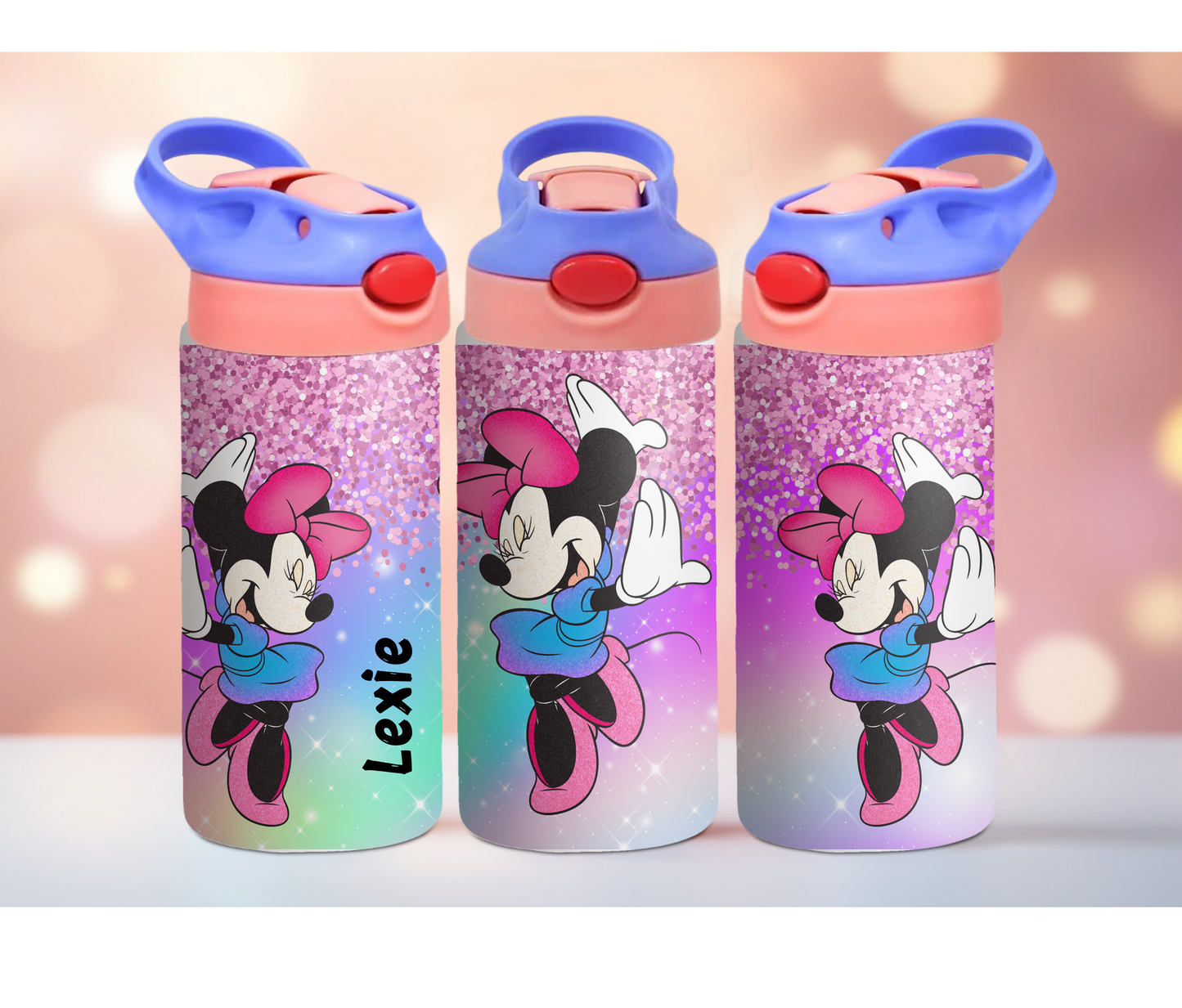 Ombre Dancing Cartoon 12oz Kids Tumbler