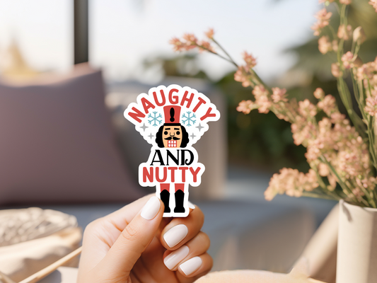 Naughty And Nutty Sticker