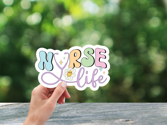 Nurse Life Pastel Sticker