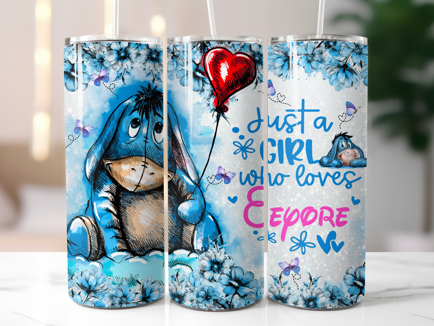 Just A Girl Who Loves Eeyore 20oz Tumbler