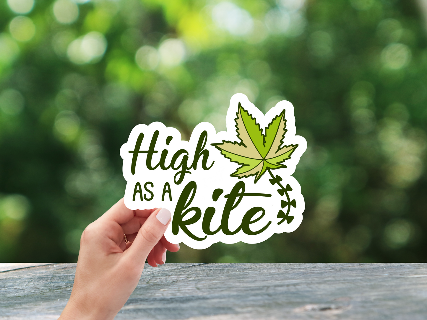 High As A Kite Sticker