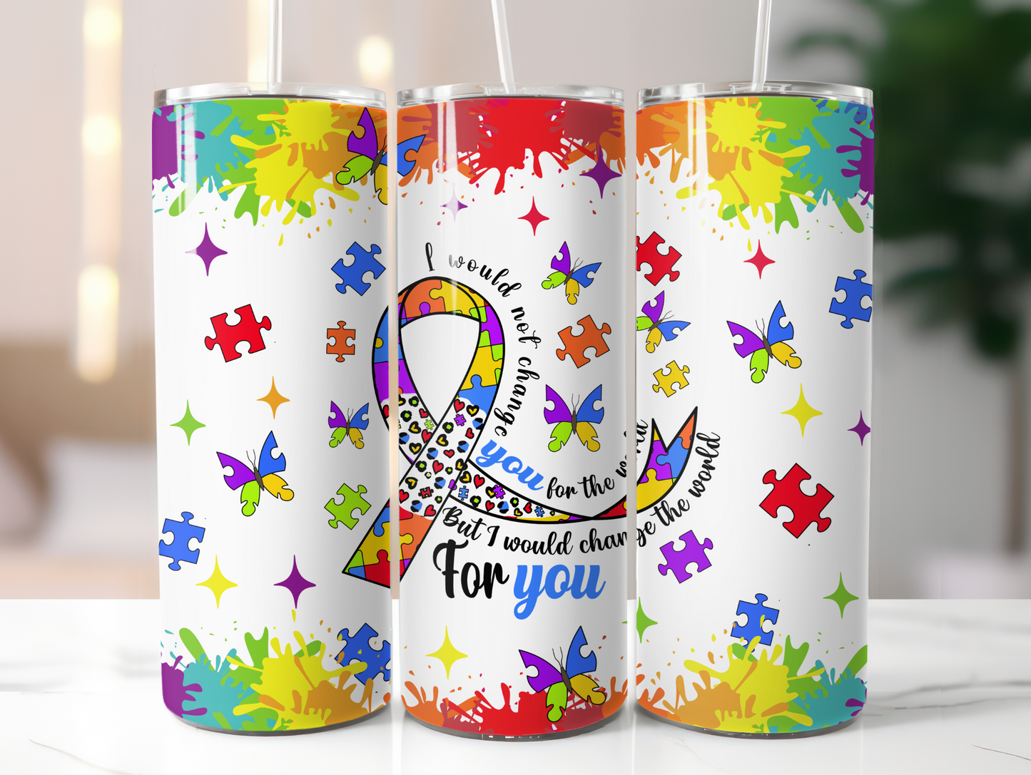 Autism Change The World For You 20oz Tumbler