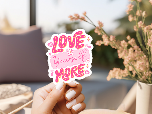 Love Yourself More Sticker