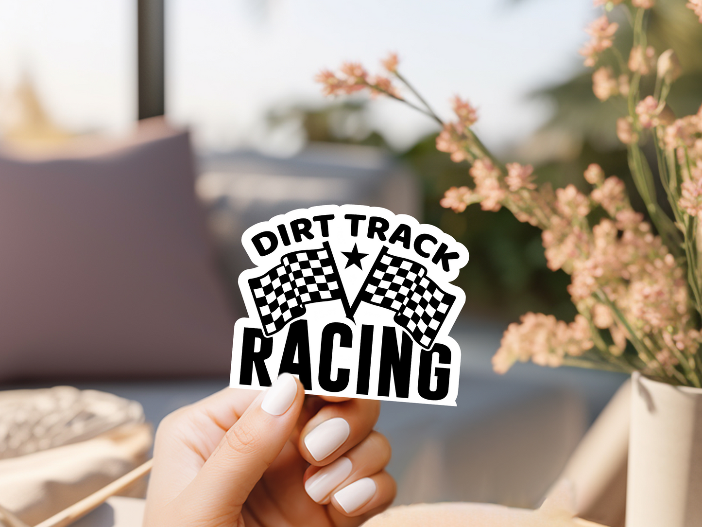 Dirt Track Racing Sticker