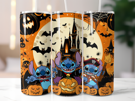 Blue Alien Character Halloween 20oz Tumbler