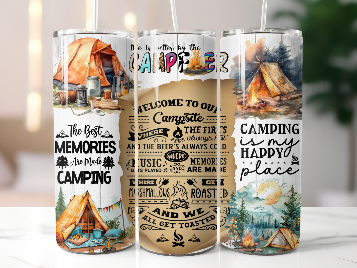 Camping Memories 20oz Tumbler