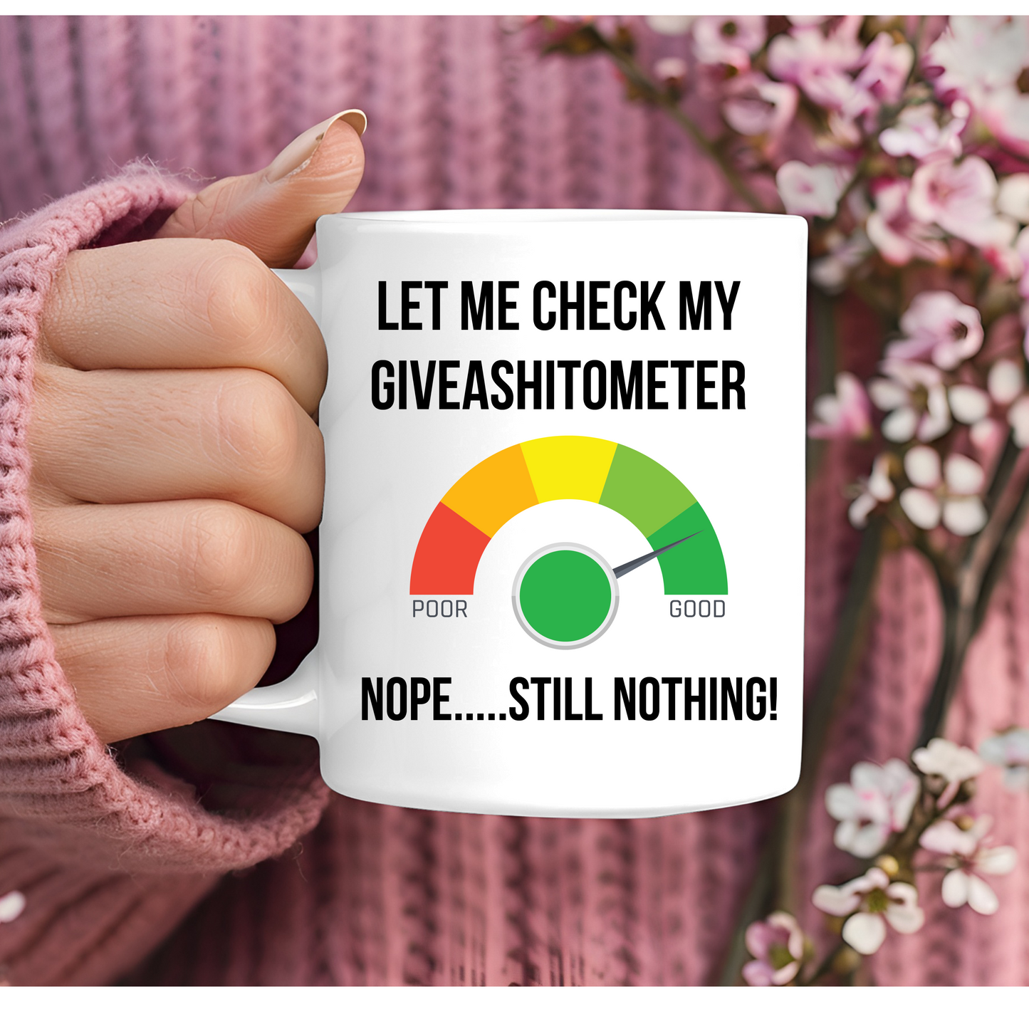 Giveashitometer 11oz Mug