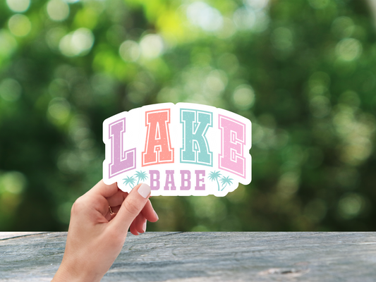 Lake Babe Sticker