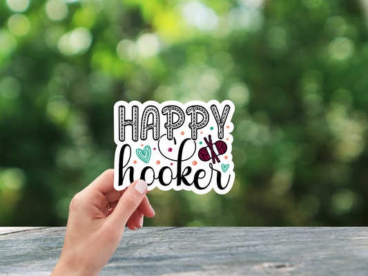 Happy Hooker Sticker