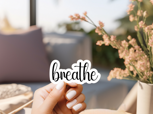 Breathe Sticker