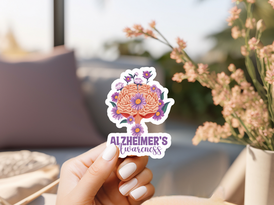 Alzheimer's Awareness Sticker