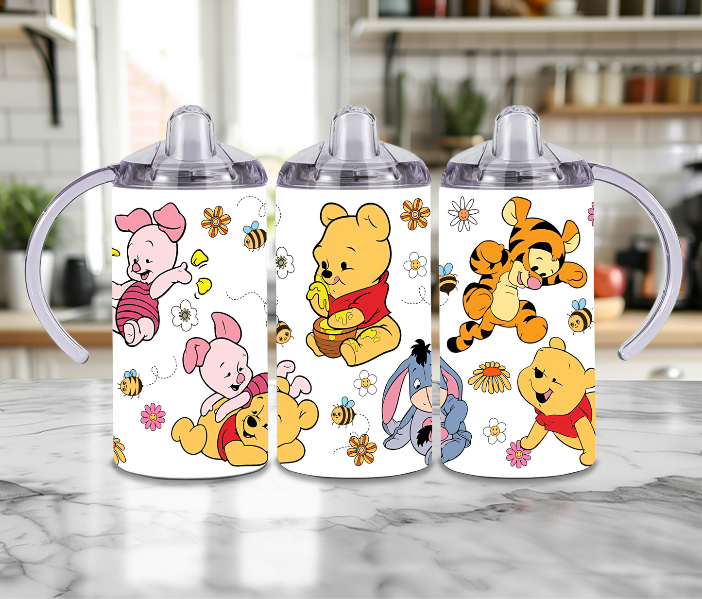 Cute Bear & Friends 12oz Sippy Tumbler