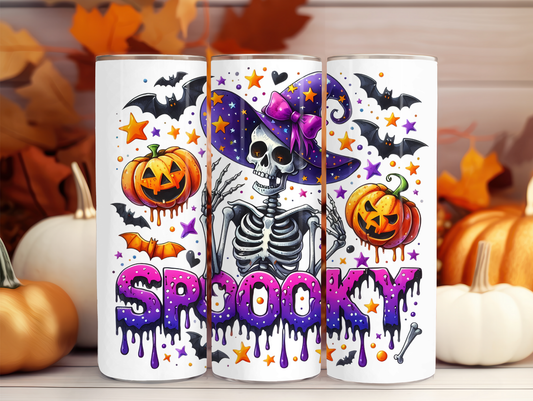 Spooky Skeleton 20oz Tumbler