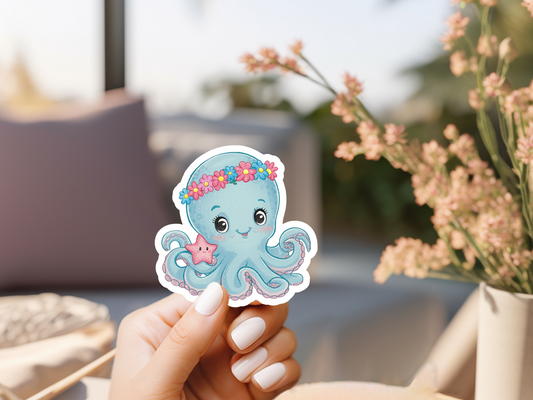 Cute Octopus Sticker