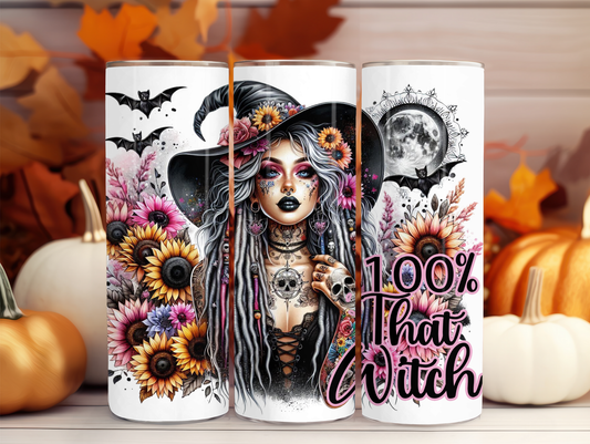 100% That Witch 20oz Tumbler