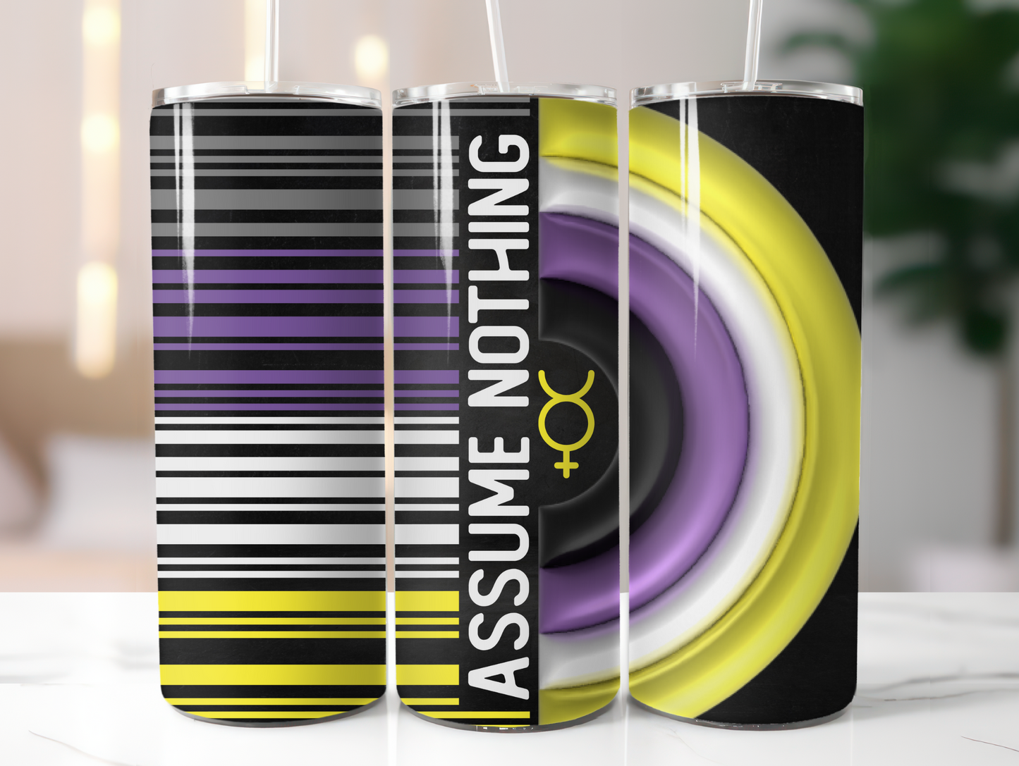 Assume Nothing_NB 20oz Tumbler