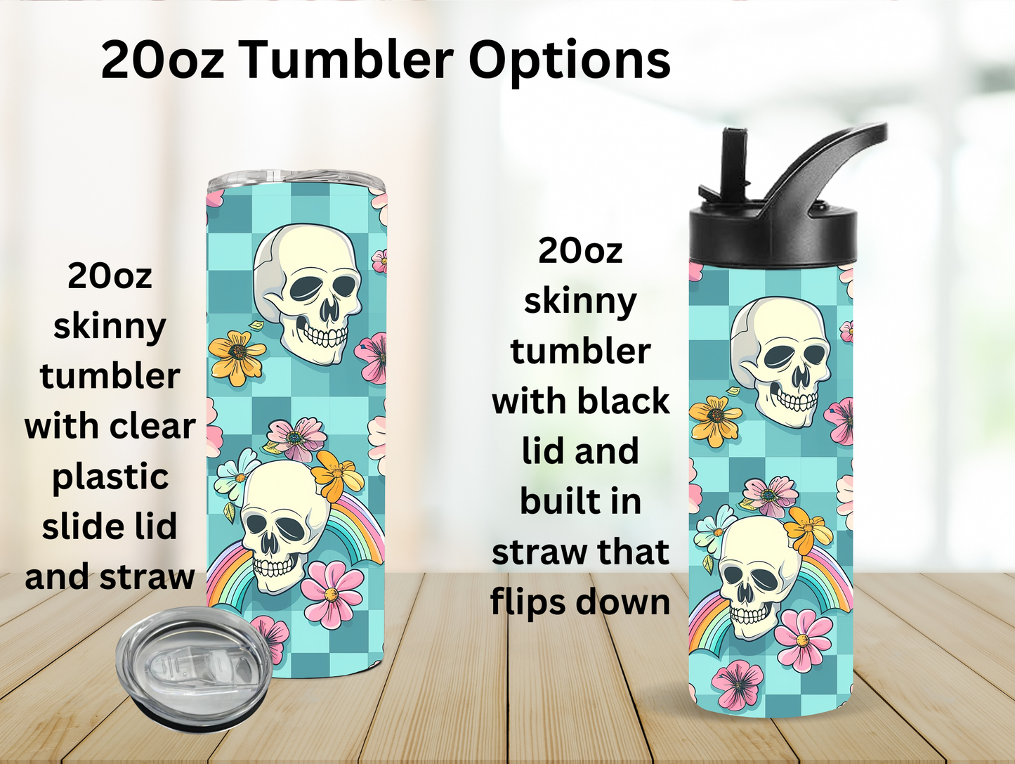 Summer Skull 20oz Tumbler