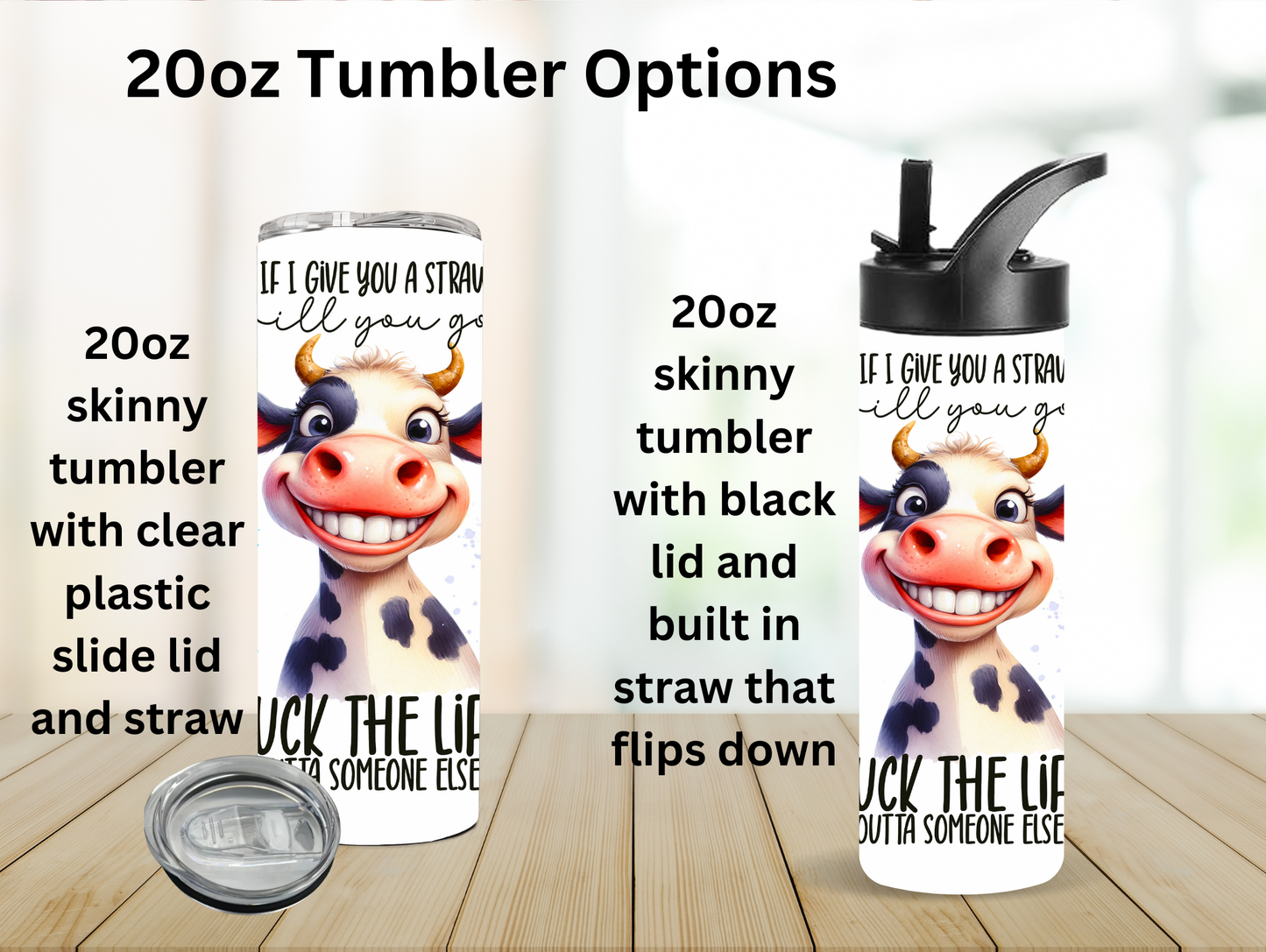 Funny Cow 20oz Tumbler