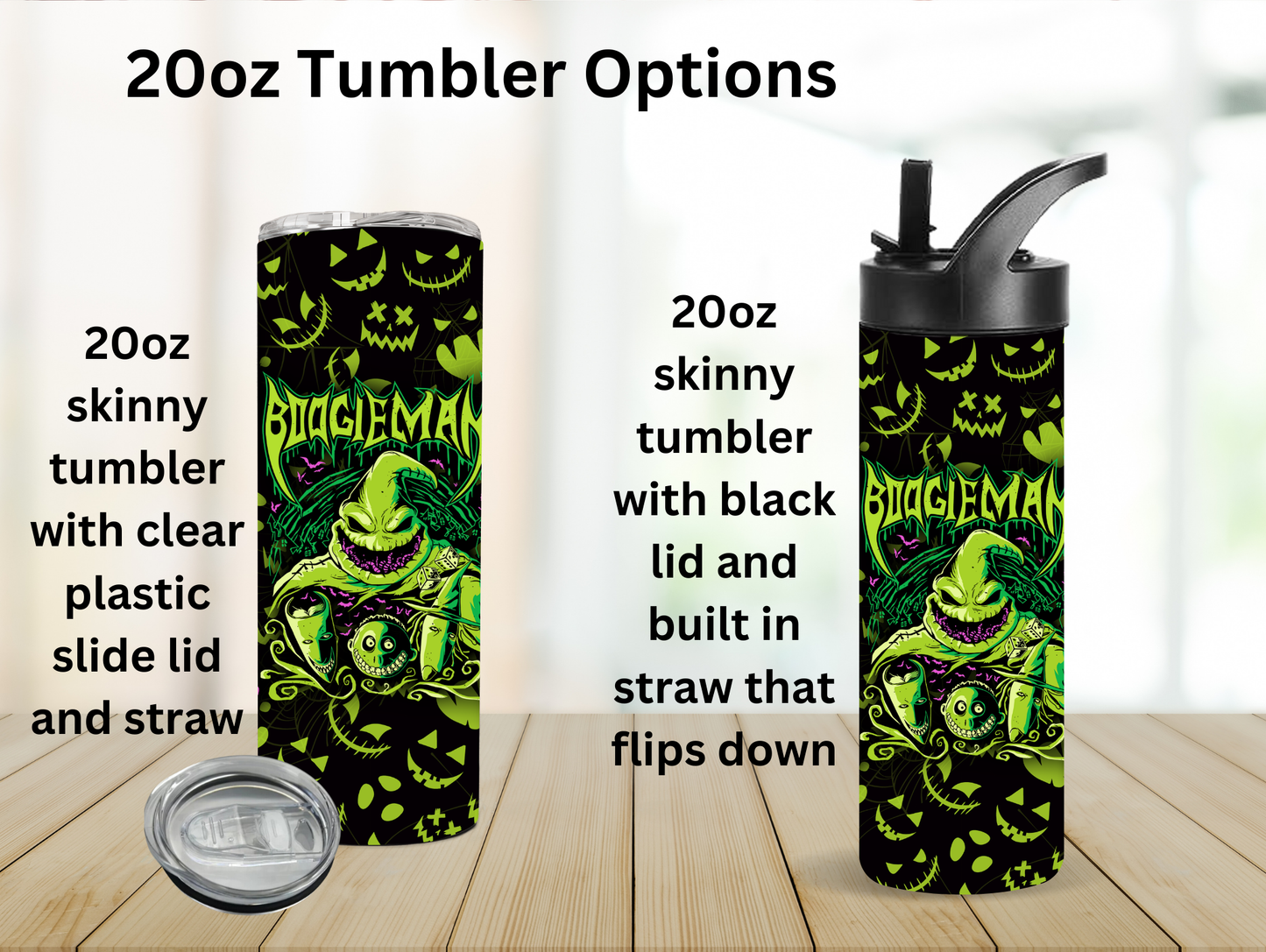 Green Oogie Halloween 20oz Tumbler