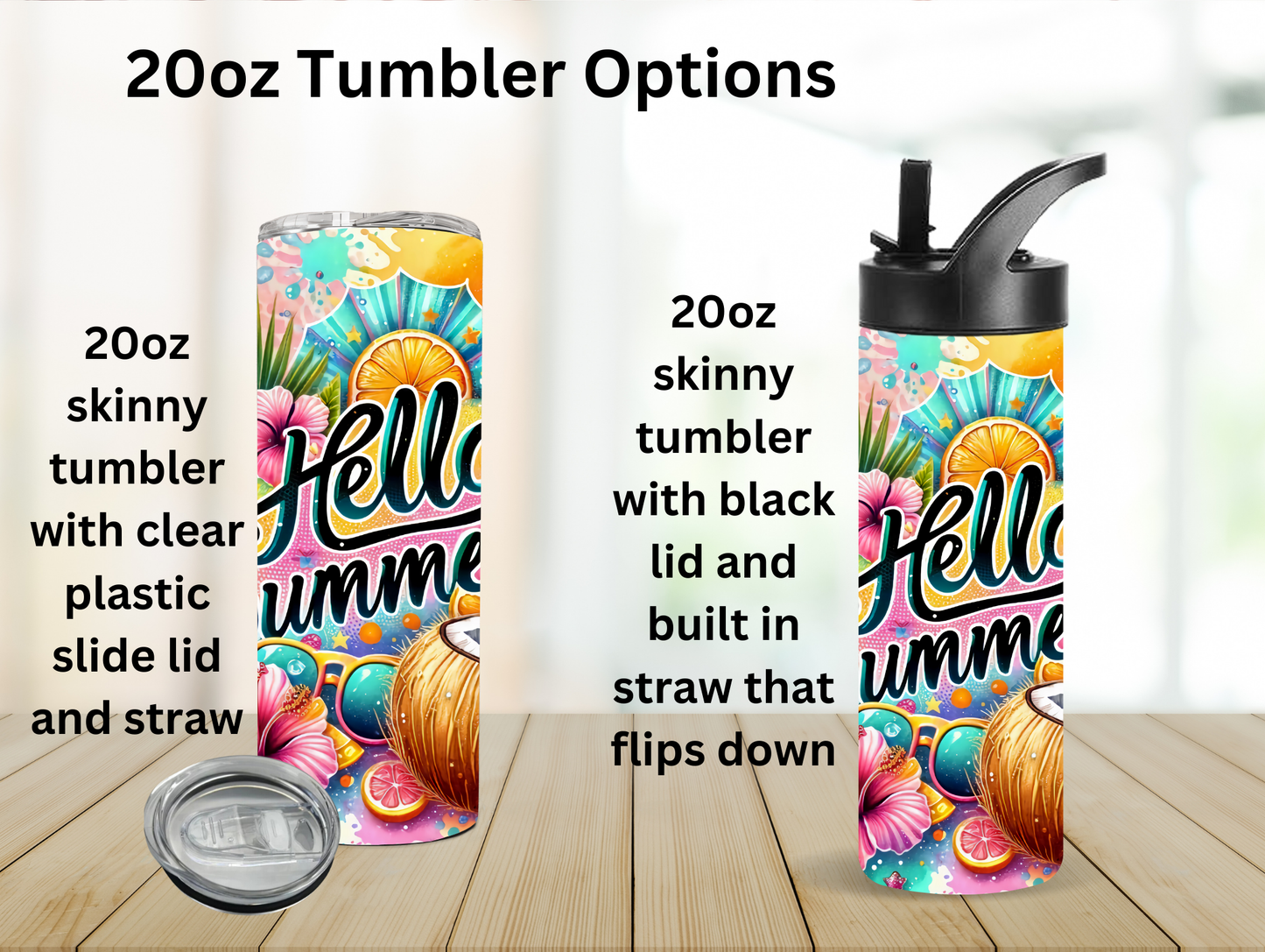 Hello Summer 20oz Tumbler