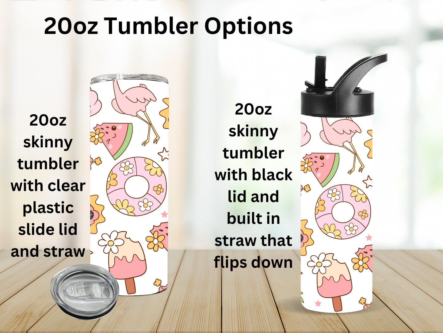 Retro Summer Fun 20oz Tumbler