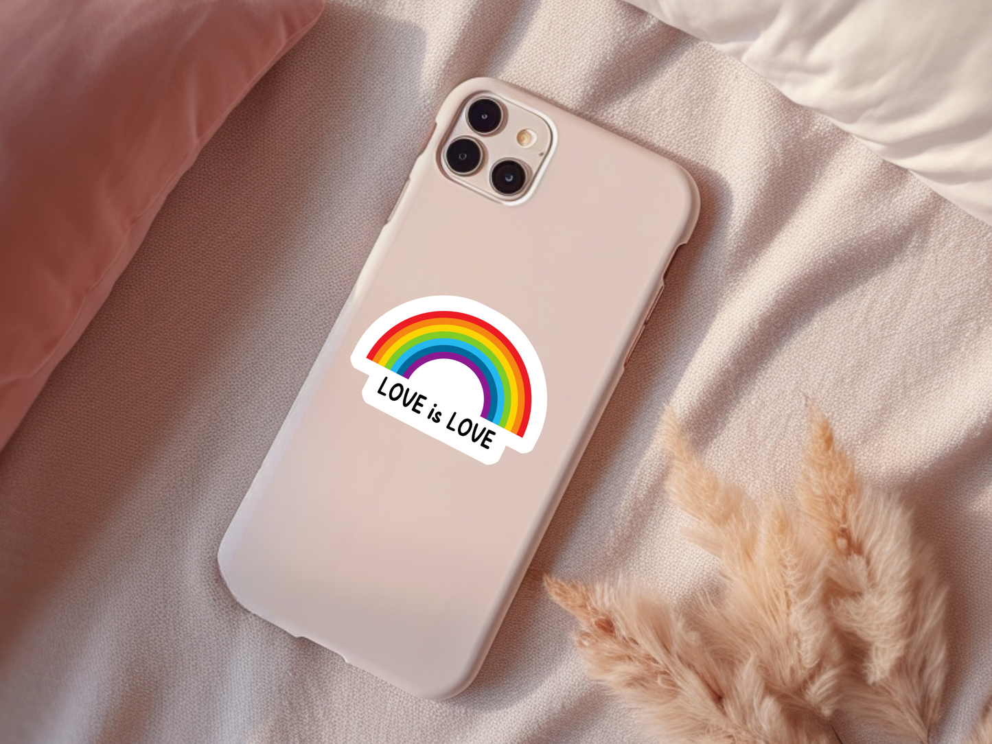 Love Is Love Rainbow Sticker