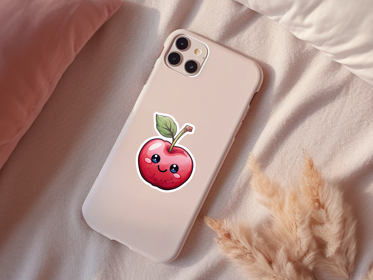 Watercolor Apple Sticker