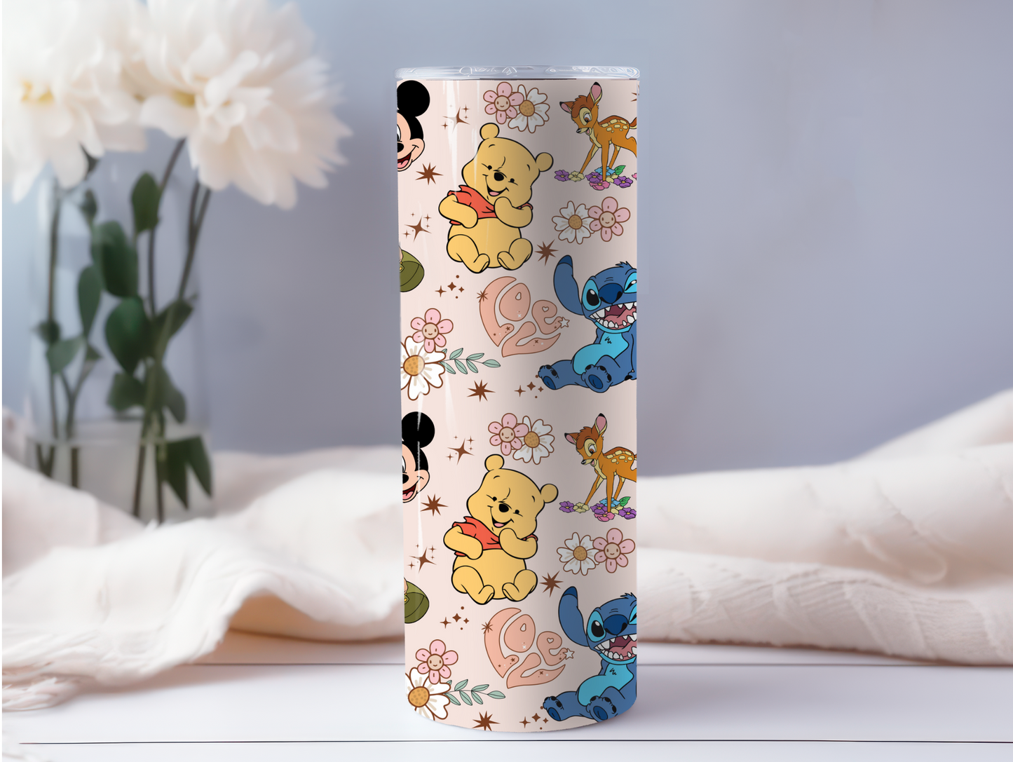 Boho Cartoon Friends 20oz Tumbler