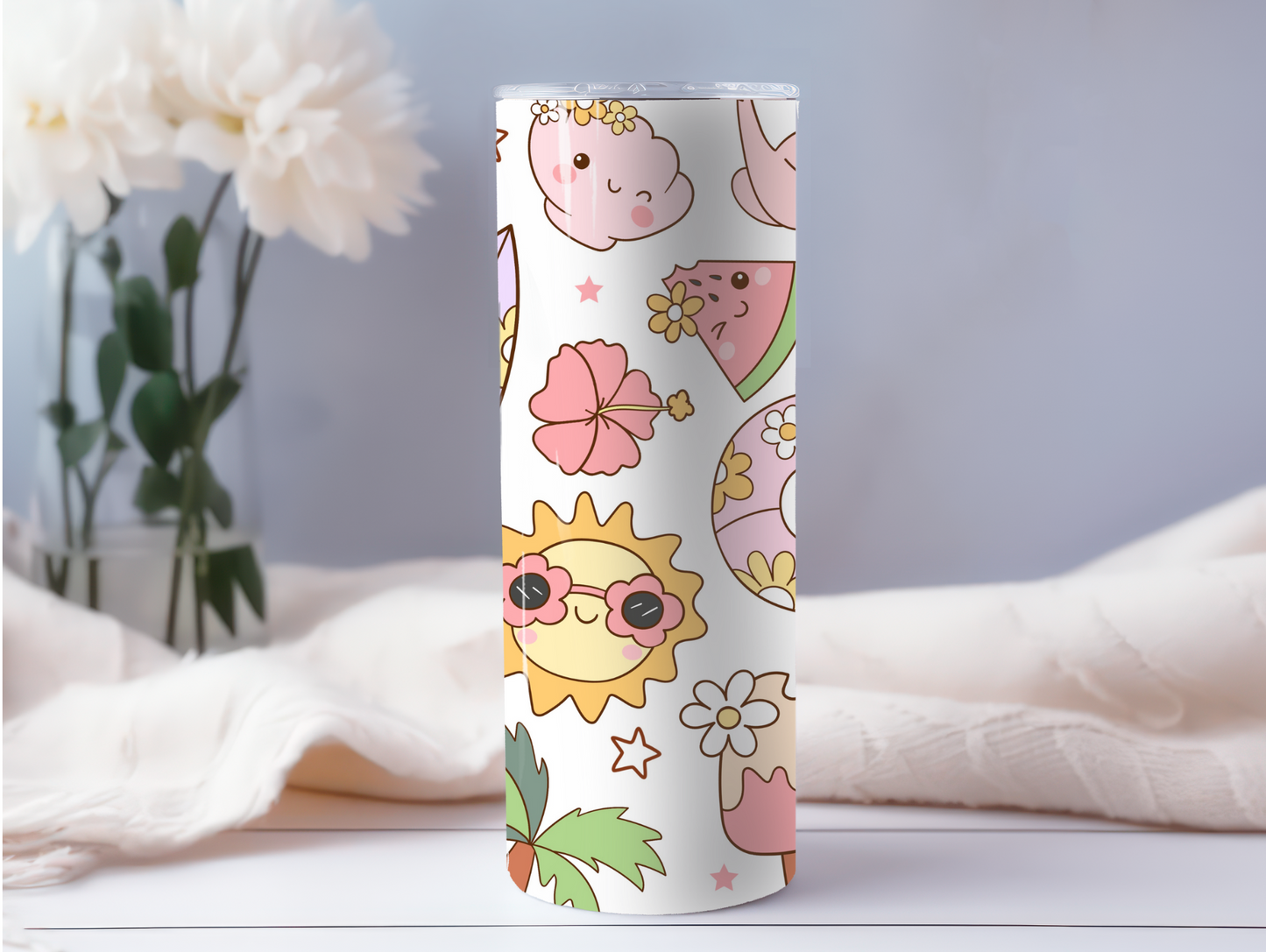 Retro Summer Fun 20oz Tumbler